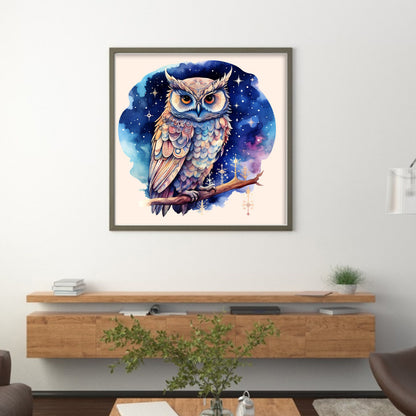 Owl - 11CT Stamped Cross Stitch 50*50CM