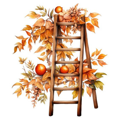Harvest Ladder - Full Round Drill Diamond Painting 30*30CM