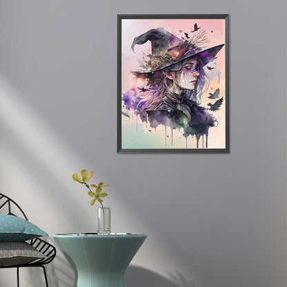 Witch Portrait - Full Round Drill Diamond Painting 40*50CM