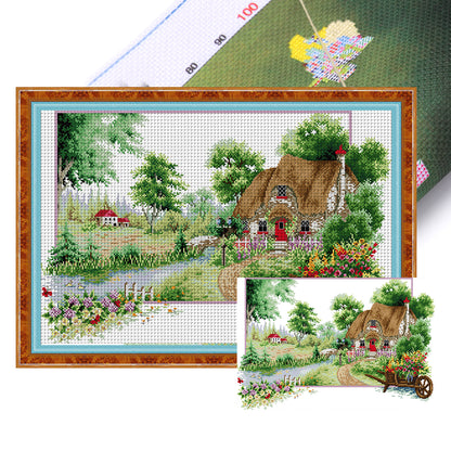 Summer Of Four Seasons - 14CT Stamped Cross Stitch 54*38CM(Joy Sunday)