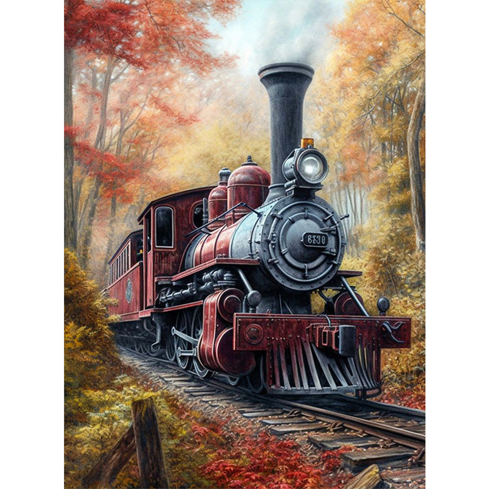 Train - Full Square Drill Diamond Painting 45*60CM