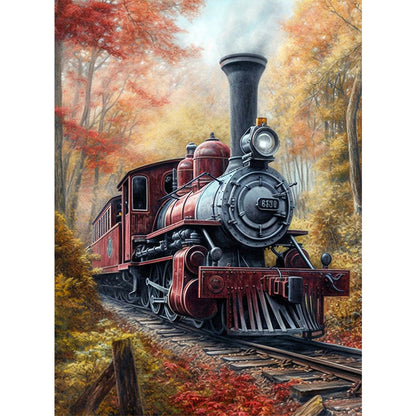 Train - Full Square Drill Diamond Painting 45*60CM