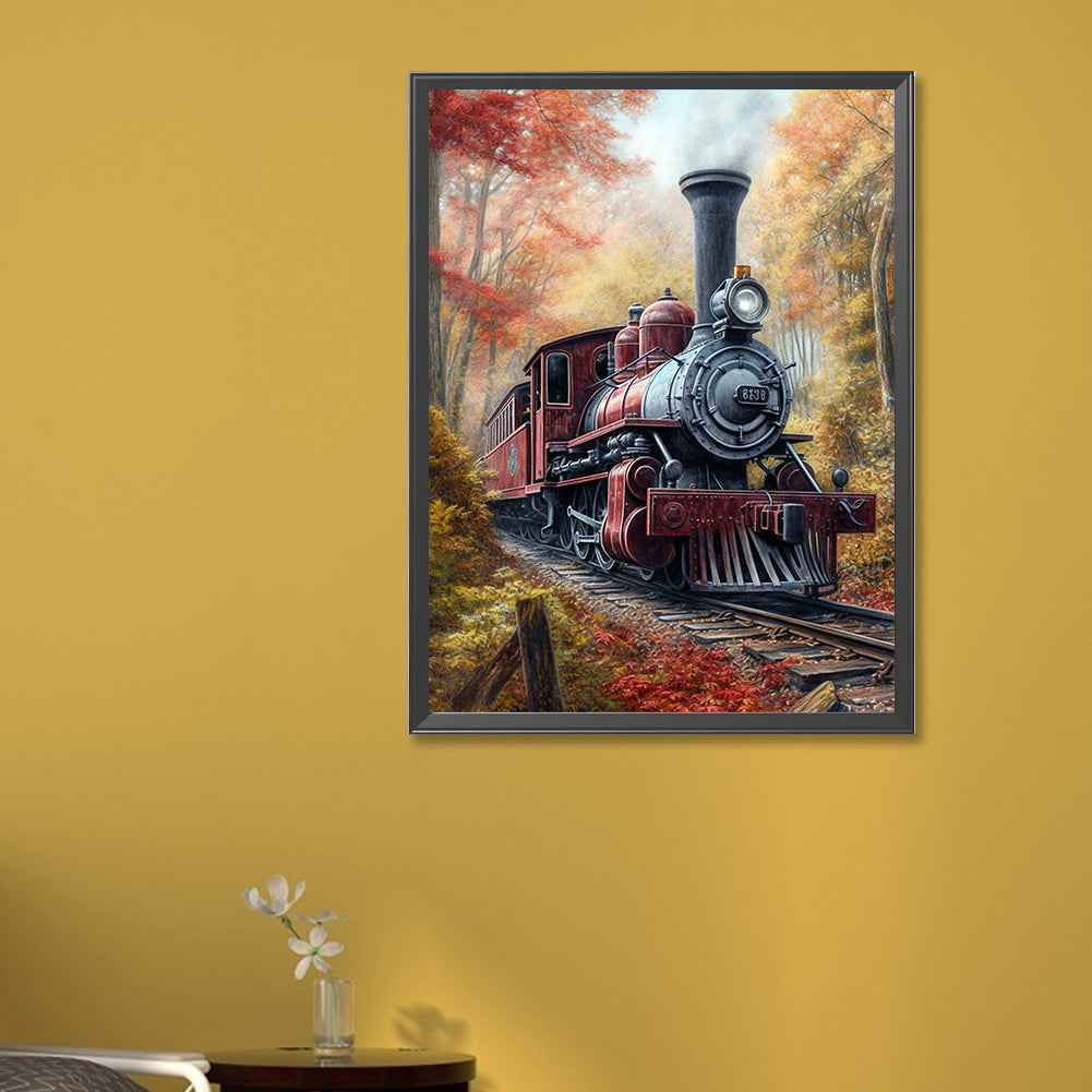 Train - Full Square Drill Diamond Painting 45*60CM