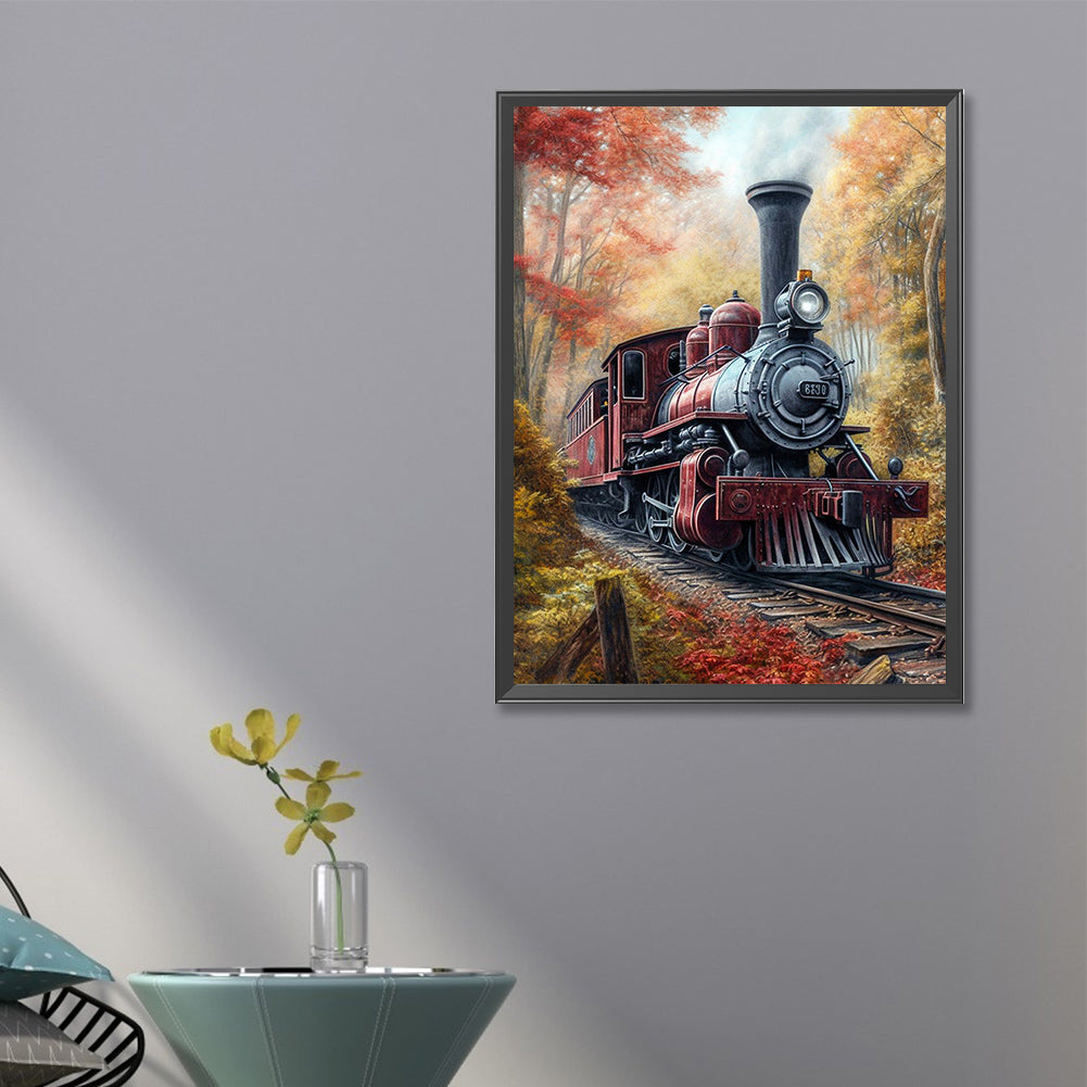 Train - Full Square Drill Diamond Painting 45*60CM