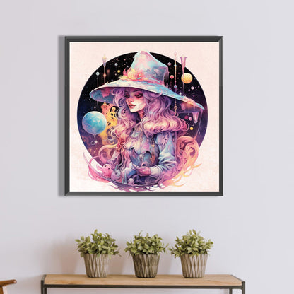 Witch - Full Round Drill Diamond Painting 40*40CM