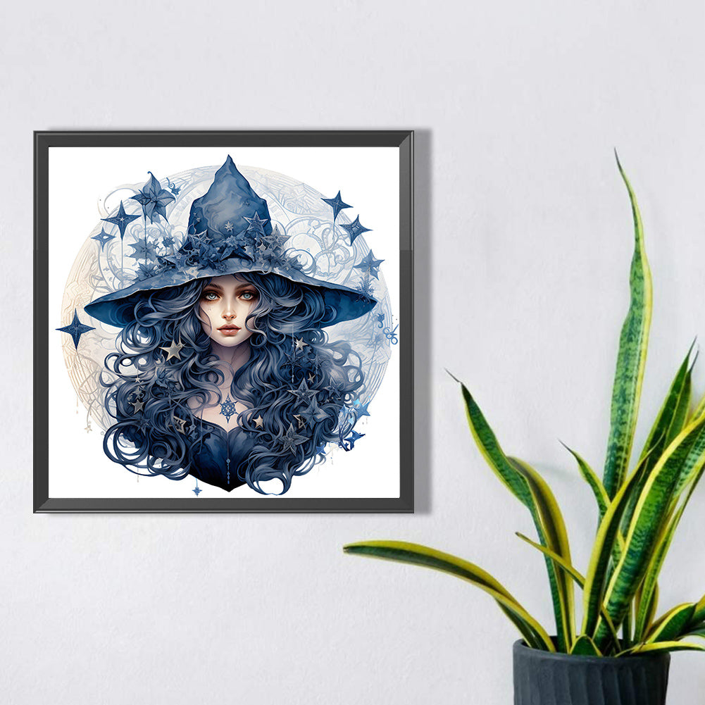 Witch - Full Round Drill Diamond Painting 40*40CM