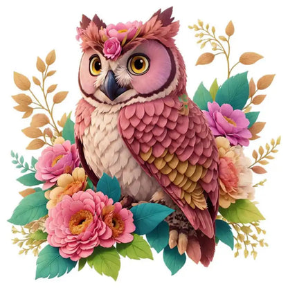 Owl - Full Round Drill Diamond Painting 30*30CM