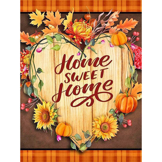 Sunflower Home - Full Round Drill Diamond Painting 30*40CM