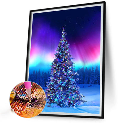 Christmas Tree - Full Square Drill Diamond Painting 30*40CM