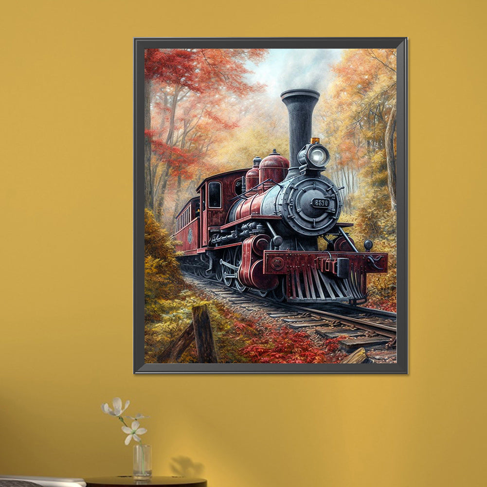 Train - Full Square Drill Diamond Painting 40*50CM