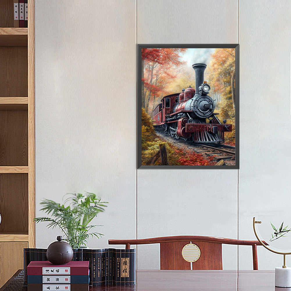 Train - Full Square Drill Diamond Painting 40*50CM