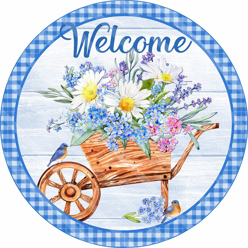 Bouquet - Full Round Drill Diamond Painting 30*30CM