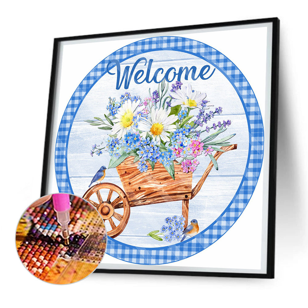 Bouquet - Full Round Drill Diamond Painting 30*30CM