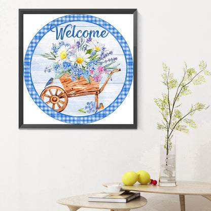 Bouquet - Full Round Drill Diamond Painting 30*30CM