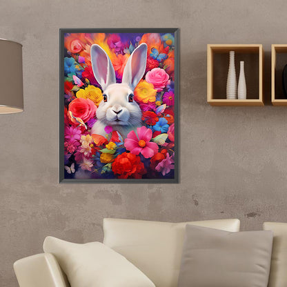 Rabbit - Full Round Drill Diamond Painting 30*40CM