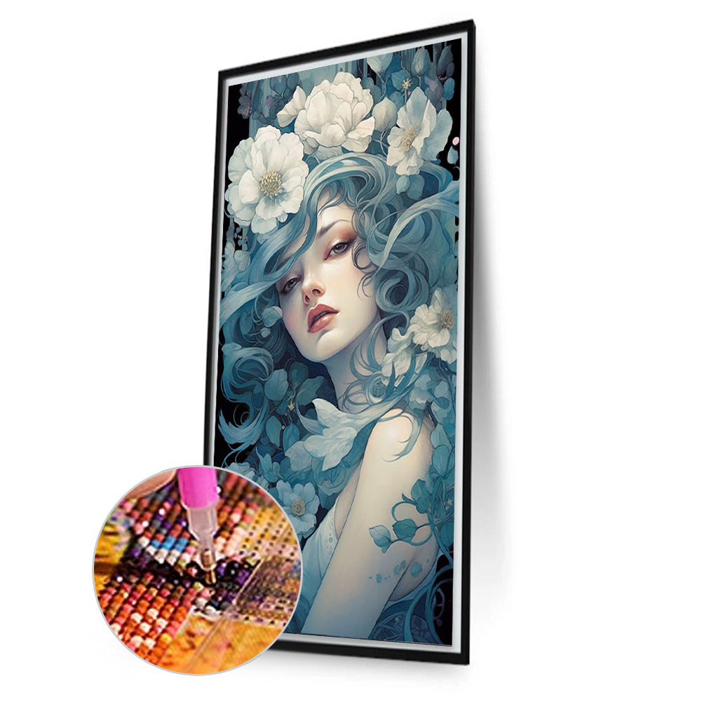 Flower Fairy - Full Square Drill Diamond Painting 40*60CM