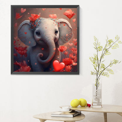 Elephant - Full Round Drill Diamond Painting 30*30CM