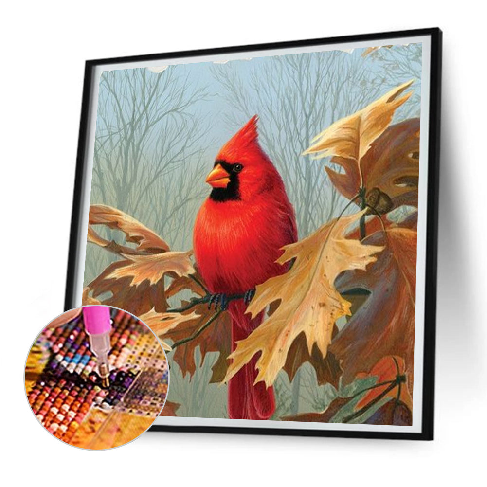 Cardinal - Full Round Drill Diamond Painting 30*30CM