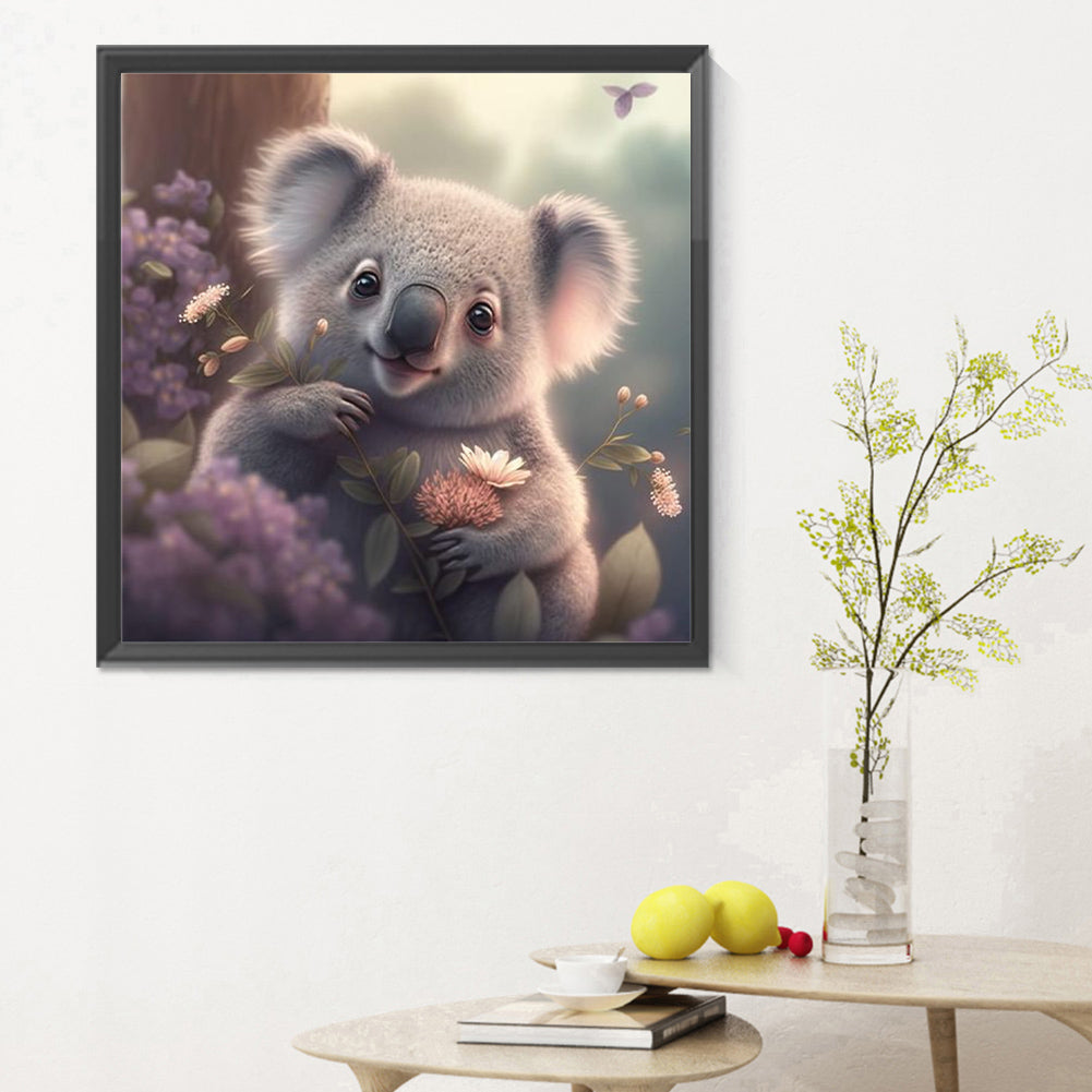 Koala - Full Round Drill Diamond Painting 30*30CM