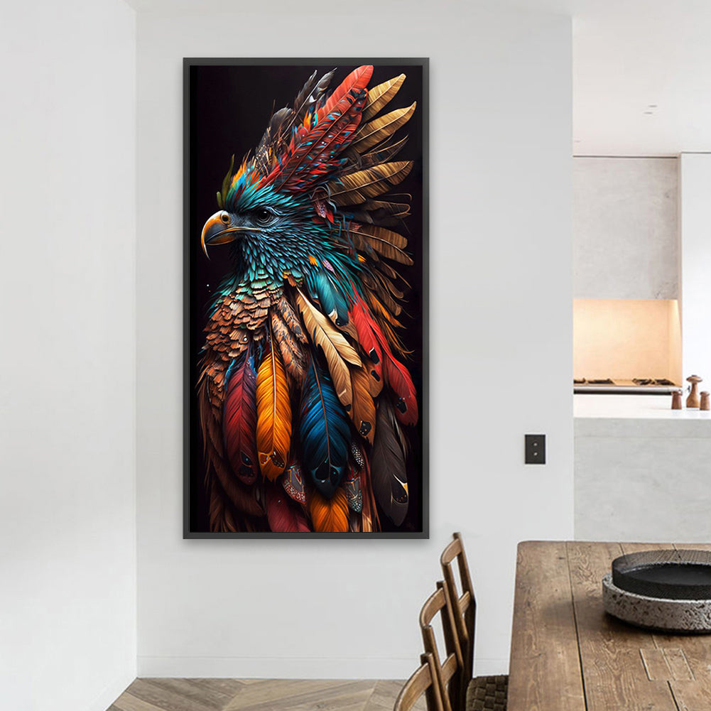 Siberian Eagle - Full AB Dril Square Diamond Painting 40*80CM