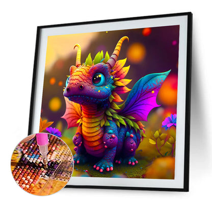 Dinosaur - Full AB Dril Square Diamond Painting 30*30CM