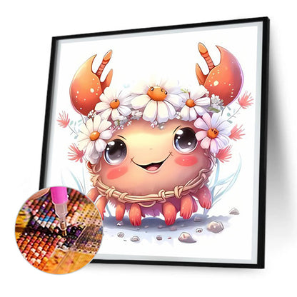 Crab - Full Round Drill Diamond Painting 30*30CM