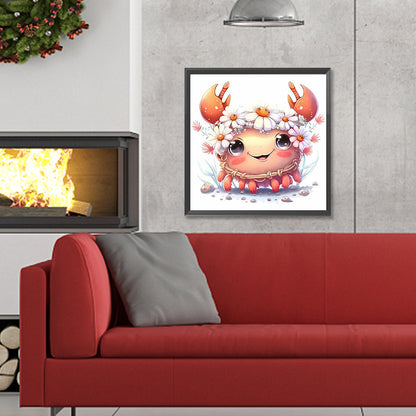 Crab - Full Round Drill Diamond Painting 30*30CM