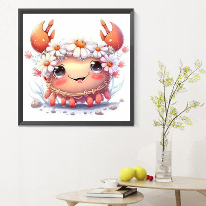 Crab - Full Round Drill Diamond Painting 30*30CM