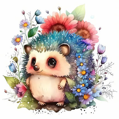 Hedgehog - Full Round Drill Diamond Painting 30*30CM