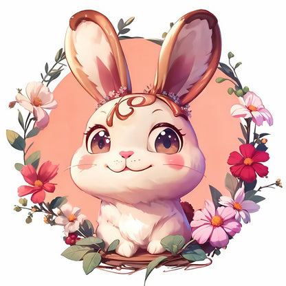 Bunny - Full Round Drill Diamond Painting 30*30CM