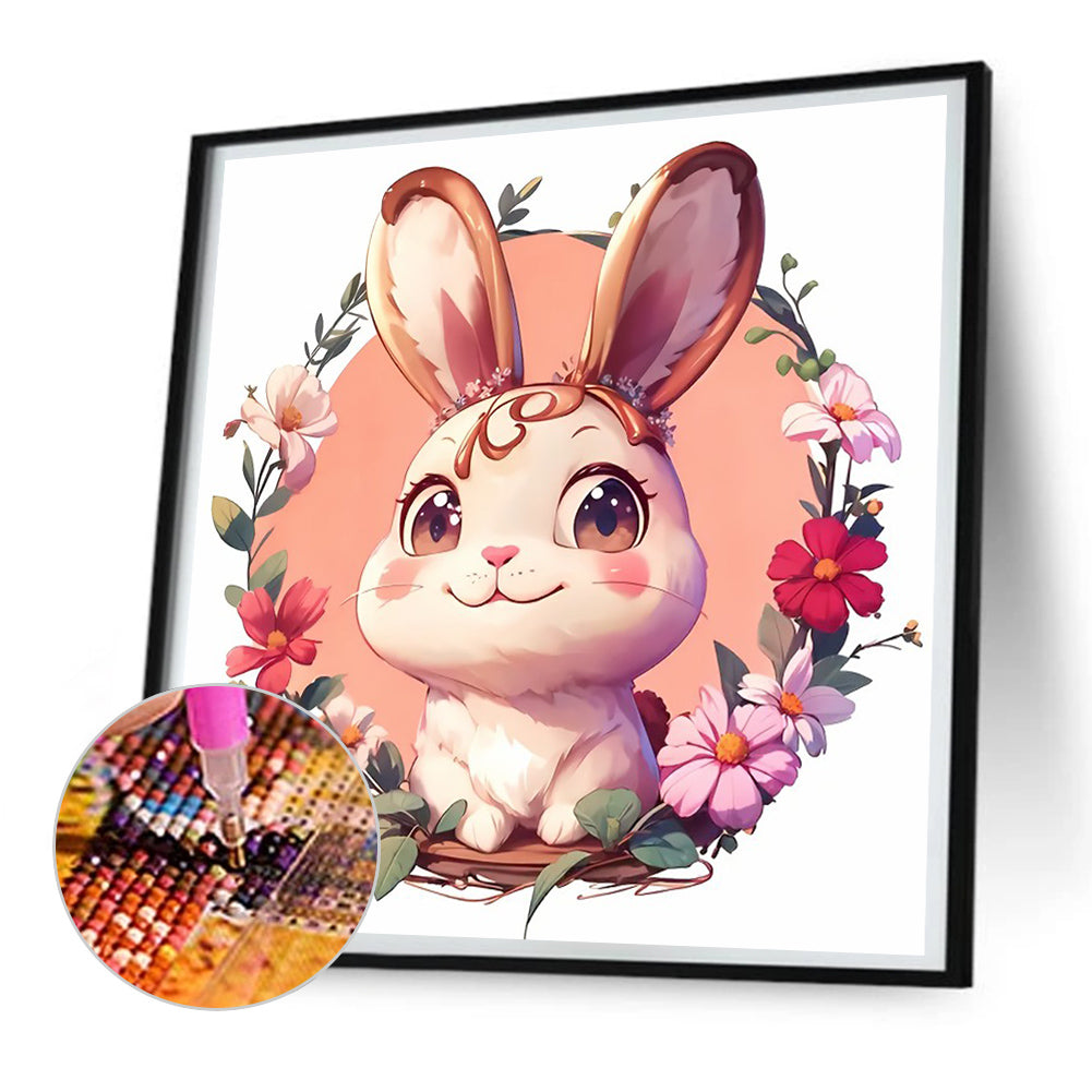 Bunny - Full Round Drill Diamond Painting 30*30CM