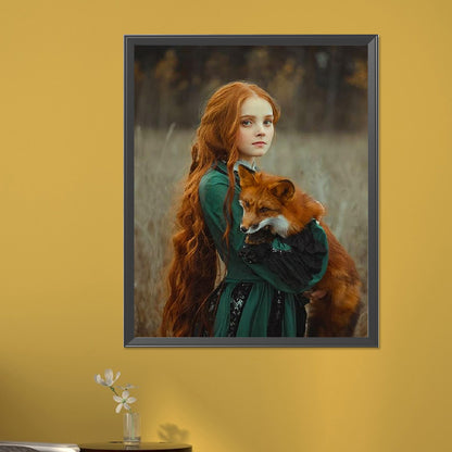 Fox Beauty - Full Square Drill Diamond Painting 40*50CM