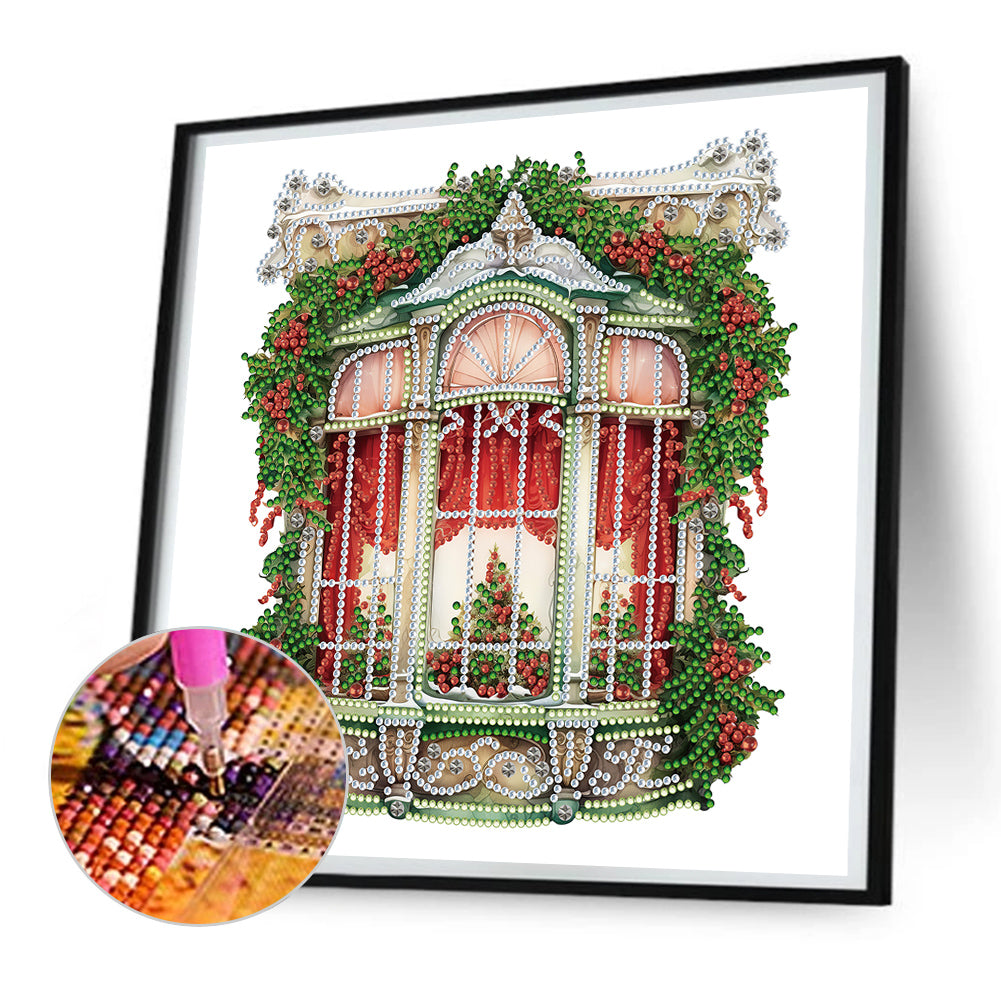 Christmas Garden - Special Shaped Drill Diamond Painting 30*30CM