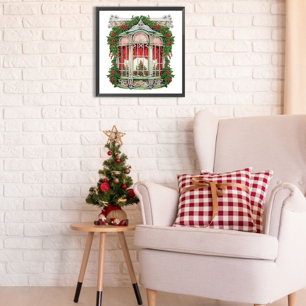 Christmas Garden - Special Shaped Drill Diamond Painting 30*30CM