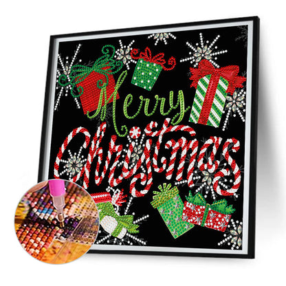 Christmas Hats And Stockings - Special Shaped Drill Diamond Painting 30*30CM