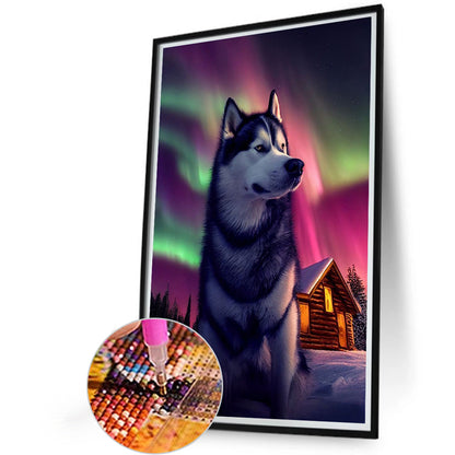 Arctic Wolf - Full Round Drill Diamond Painting 40*60CM