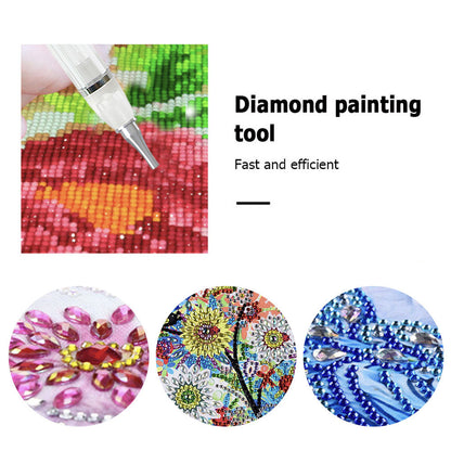 Diamond Art Painting Pen with 6PCS Replacement Pen Heads for Kids DIY Handicraft