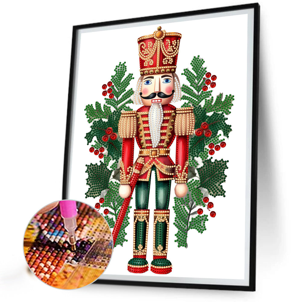 Christmas Nutcracker - Special Shaped Drill Diamond Painting 30*40CM