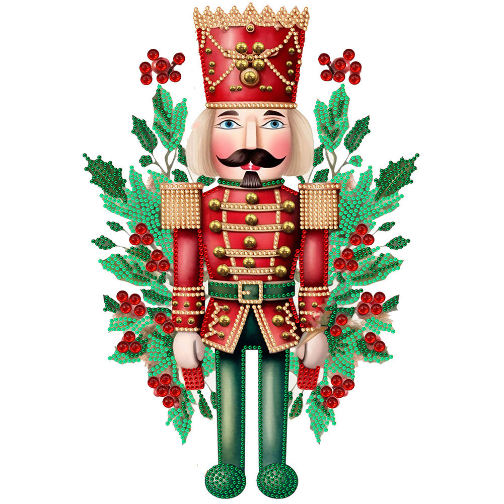 Christmas Nutcracker - Special Shaped Drill Diamond Painting 30*40CM