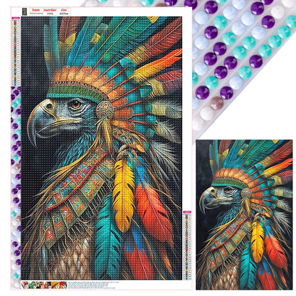 Siberian Eagle - Full Round Drill Diamond Painting 45*70CM