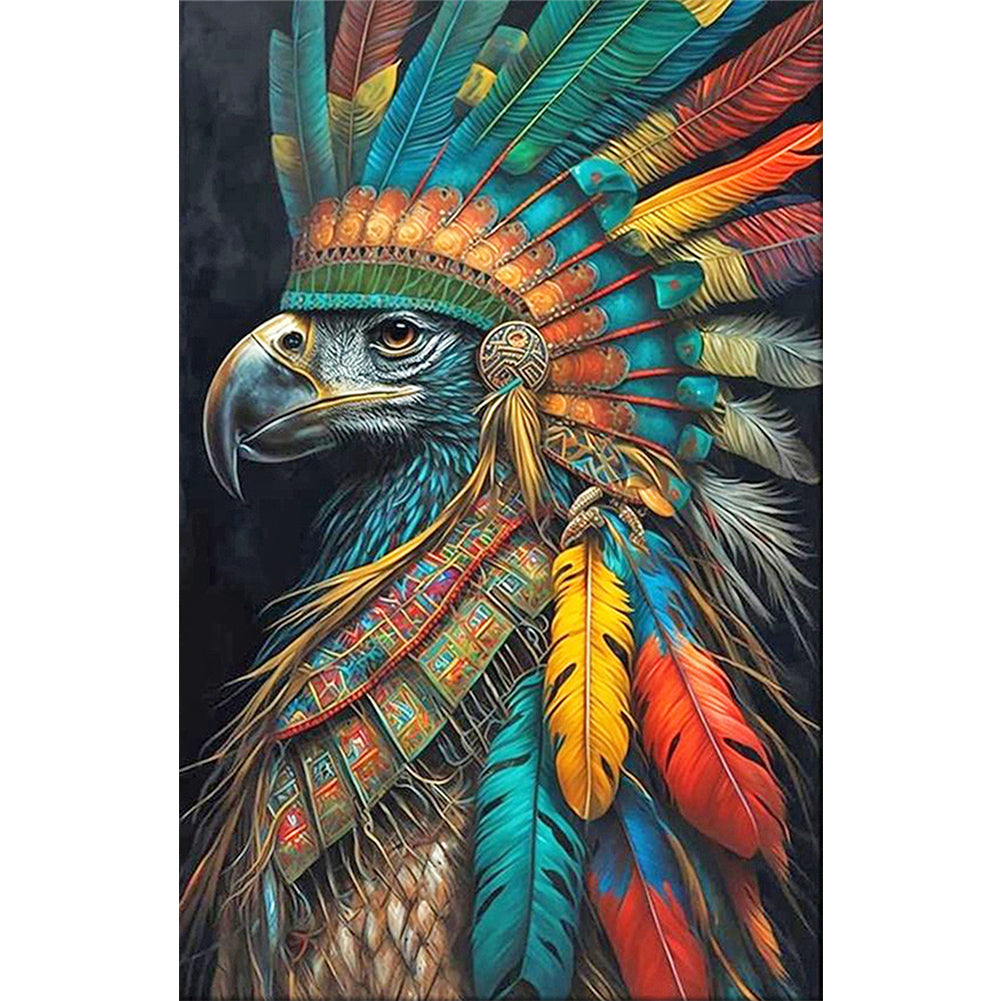 Siberian Eagle - Full Round Drill Diamond Painting 45*70CM