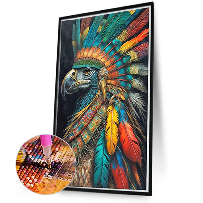 Siberian Eagle - Full Round Drill Diamond Painting 45*70CM