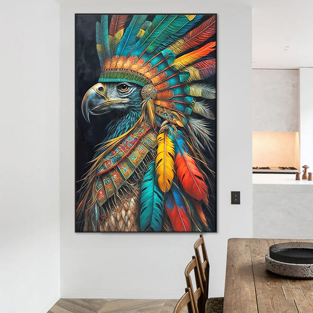 Siberian Eagle - Full Round Drill Diamond Painting 45*70CM