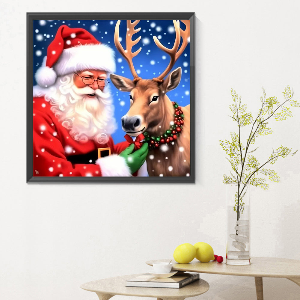 Santa Claus - Full Round Drill Diamond Painting 30*30CM