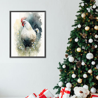 Rooster - Full Round Drill Diamond Painting 30*40CM