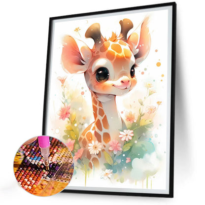 Giraffe - Full AB Dril Square Diamond Painting 30*40CM