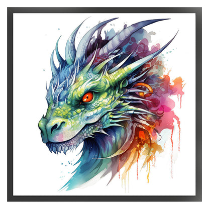 Dragon - 16CT Stamped Cross Stitch 35*35CM