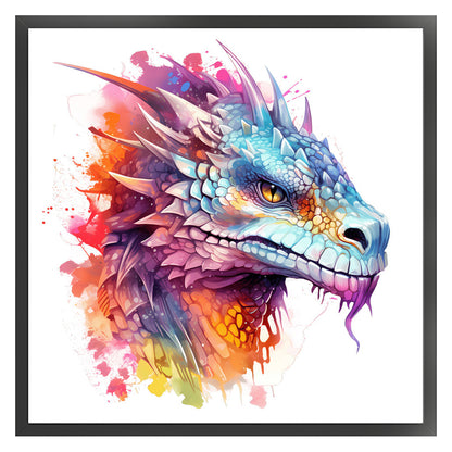 Dragon - 16CT Stamped Cross Stitch 35*35CM