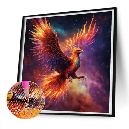 Cosmic Starry Sky Birds - Full Round Drill Diamond Painting 30*30CM