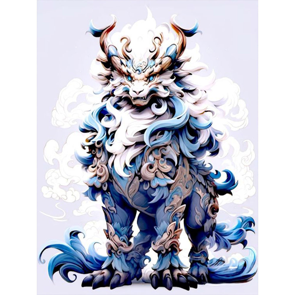 Majestic Beast - Full Round Drill Diamond Painting 30*40CM